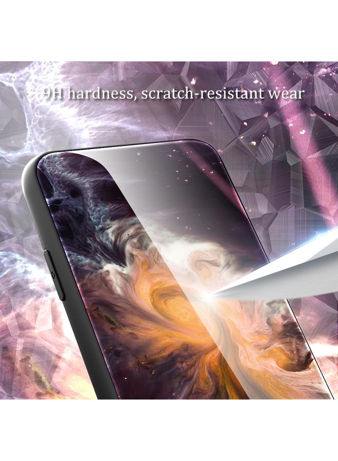 S-TOP Case For Honor Play6C Marble Pattern Glass Phone Case - Image 5