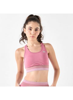 Kappa Kappa Solid Sports Bra with Racerback  - Image 1