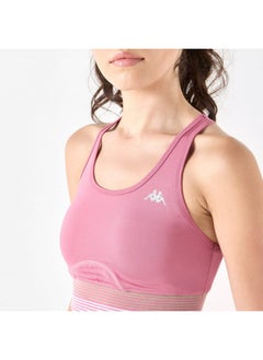Kappa Kappa Solid Sports Bra with Racerback  - Image 4