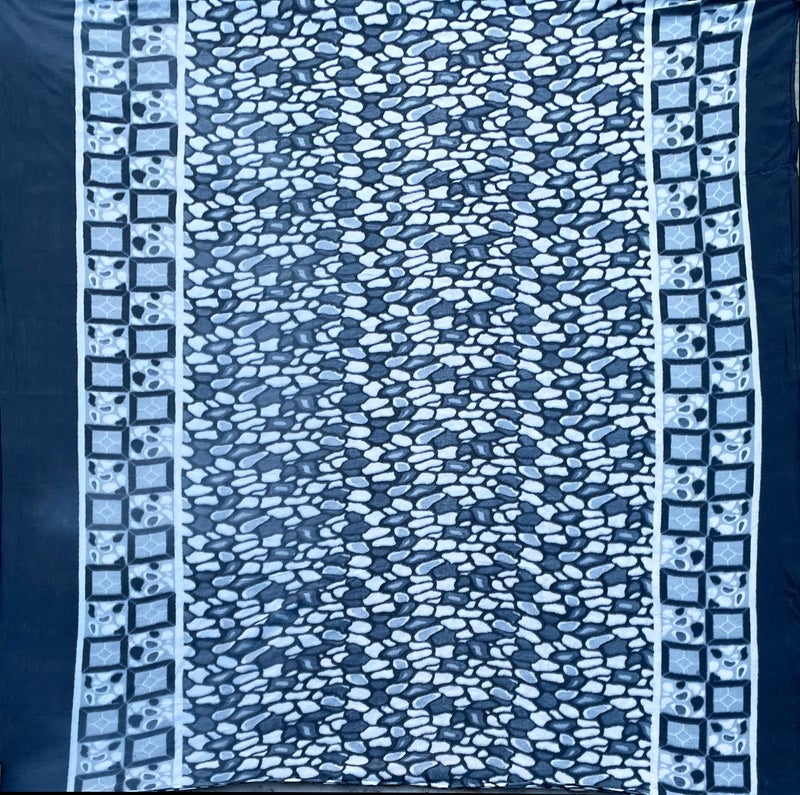 Morado Double Bed Woolen Fabric Geometric Quilt Cover/Duvet Cover/Rajai Cover/Blanket Cover for Winters (90X100 Inches, Grey), 200 Tc, 1 Count, Zip - Image 4