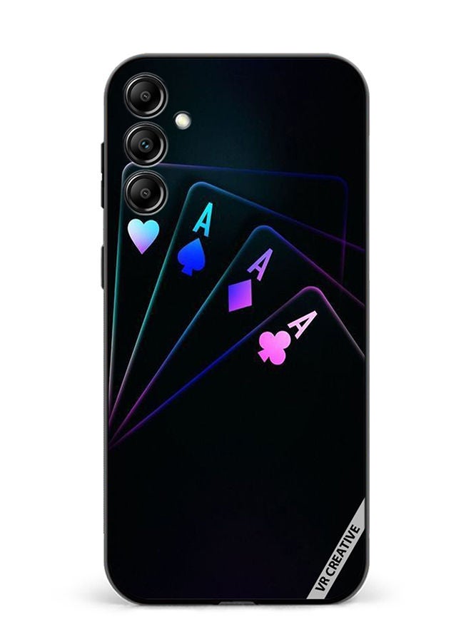 VR CREATIVE Protective Case Cover For Samsung Galaxy M14 Cards A Design Multicolour - Image 1