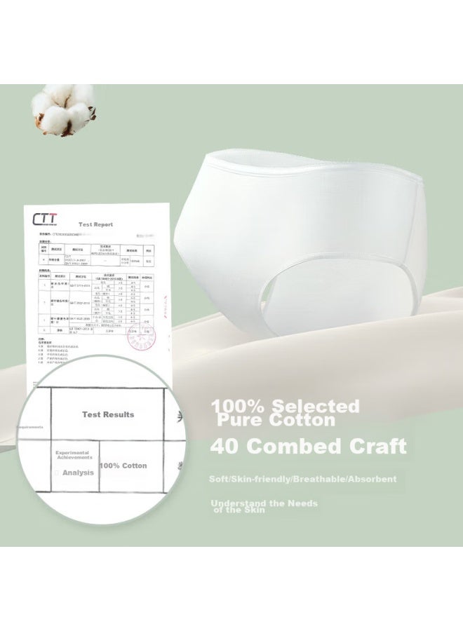Sometimes, Disposable Cotton Underwear For Women, Sterile, Travel-friendly, Women's Shorts, Maternity, Postpartum, Large Size, Daily Use, 20 Pieces, L - Image 2