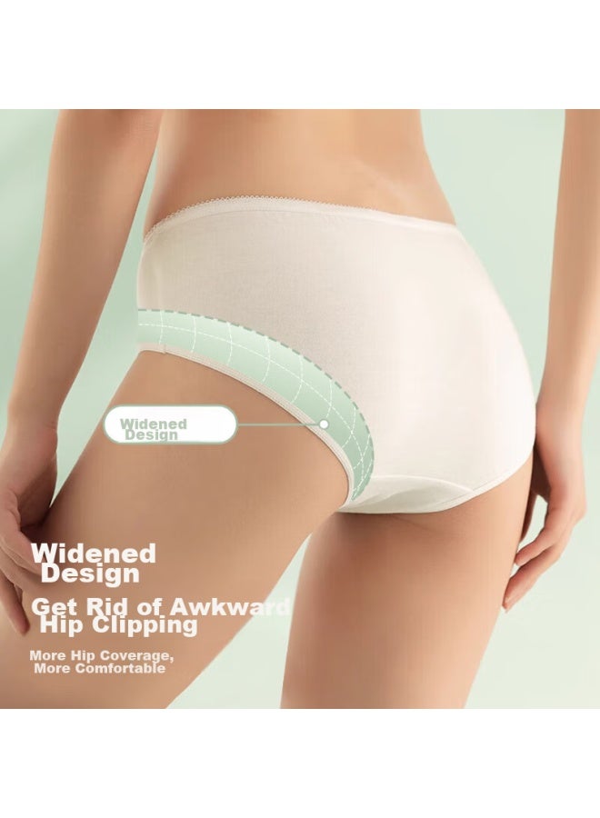 Sometimes, Disposable Cotton Underwear For Women, Sterile, Travel-friendly, Women's Shorts, Maternity, Postpartum, Large Size, Daily Use, 20 Pieces, L - Image 1