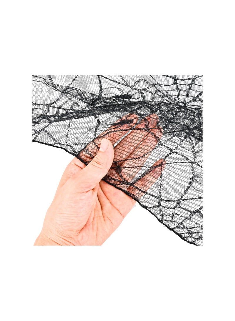 Y&D Spider Web Cape, Halloween Cape Women Witches Robe Cloak Unisex Fancy Dress Up Costume, The Neckline Is Tied, No Odor for Parties, Holiday Bashes and More(1 Pack) - Image 3