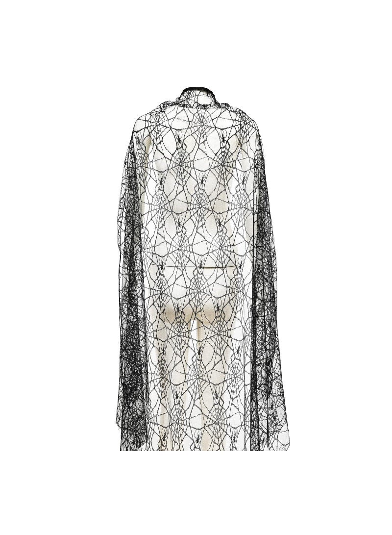Y&D Spider Web Cape, Halloween Cape Women Witches Robe Cloak Unisex Fancy Dress Up Costume, The Neckline Is Tied, No Odor for Parties, Holiday Bashes and More(1 Pack) - Image 2