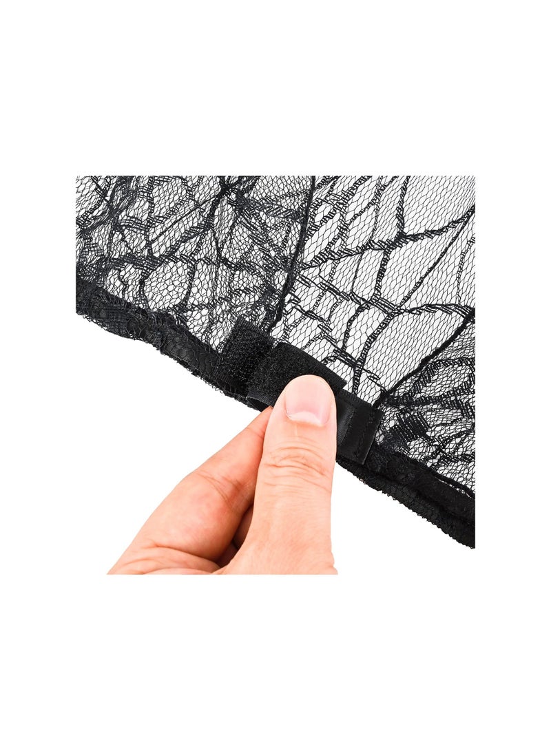 Y&D Spider Web Cape, Halloween Cape Women Witches Robe Cloak Unisex Fancy Dress Up Costume, The Neckline Is Tied, No Odor for Parties, Holiday Bashes and More(1 Pack) - Image 4