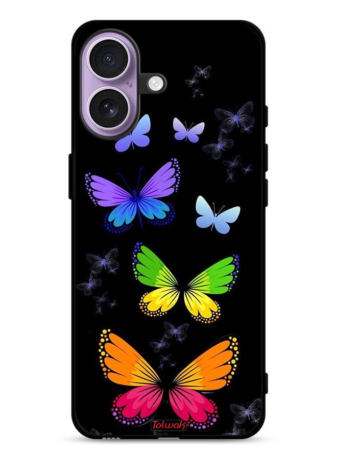 Tolwak Apple iPhone 17 Protective Case Cover Colorful Butterflies - Image 1
