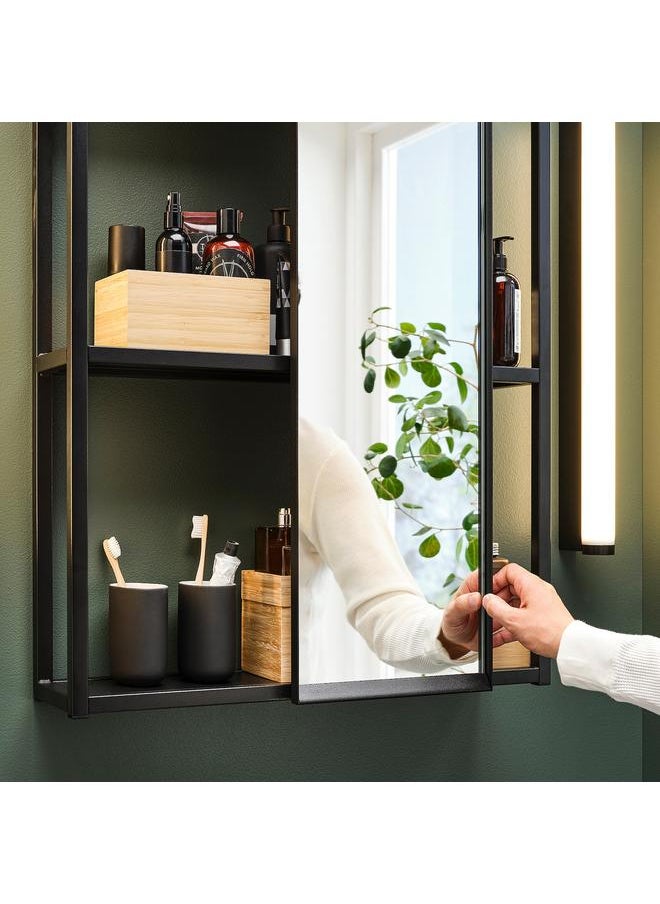 إيروريكس مرآة معلقة بإطار F، لون أنثراسايت، 25X4.5X75 سم  - Image 2