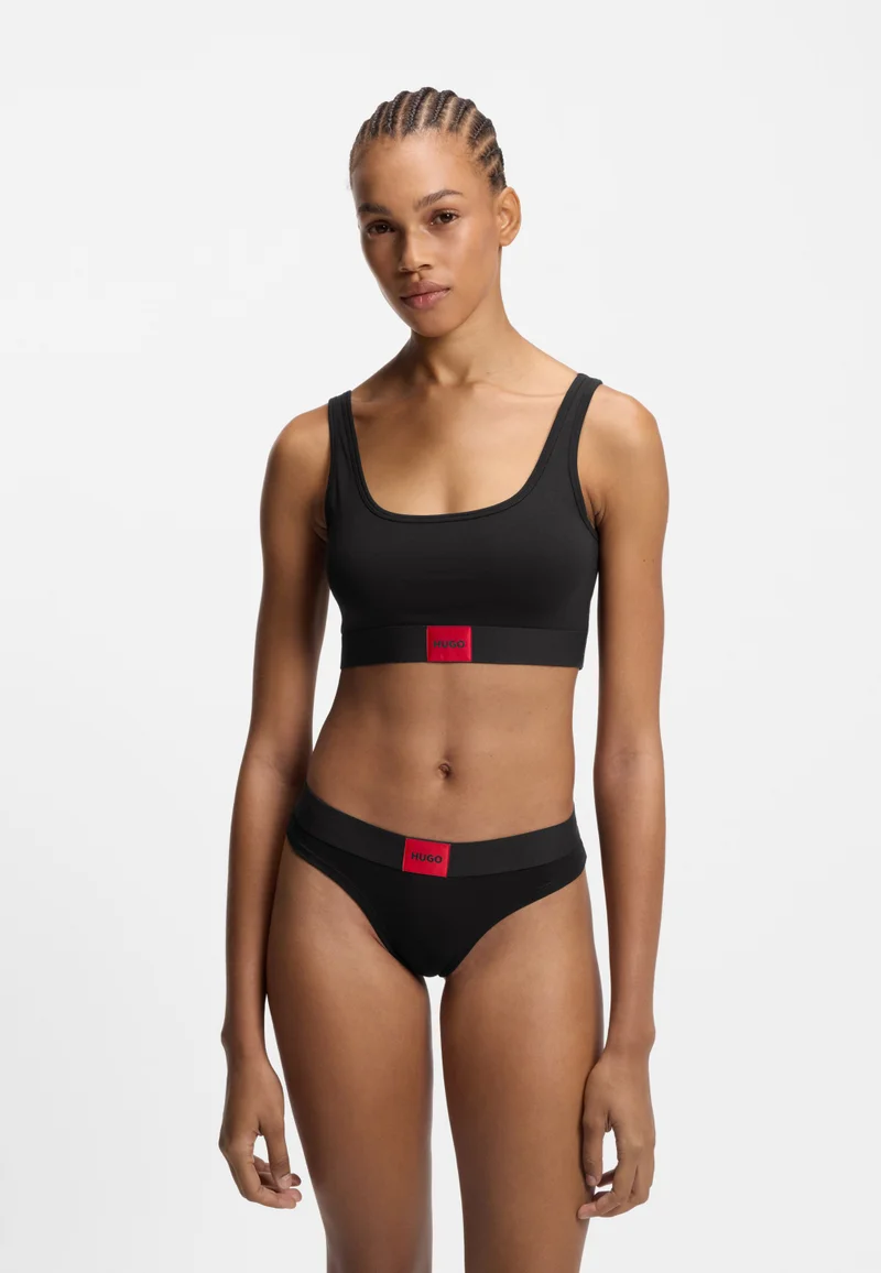 هوجو براييت قطن مطاطي بشعار أحمر