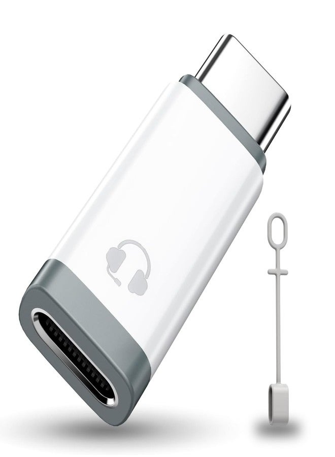 LecLooc Lightning to USB C Audio Adapter USB Type C Male to Lightning HiFi Audio Female Headphones Mini Converter Fit with iPhone 16 15, iPad Pro/Air, MacBook, Galaxy S24 S23, Pixel 9 8 (Not for Charge&Data) - Image 1