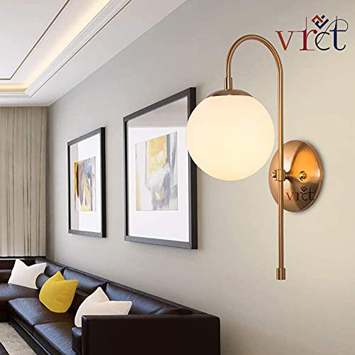 VRCT PVC Waterproof Outdoor Bulkhead Wall Spot Light for Offices/Home (20X10X9 Cm) Pack of 2 Pieces (White) (Tri Color Bulb Set of 2) - Image 3