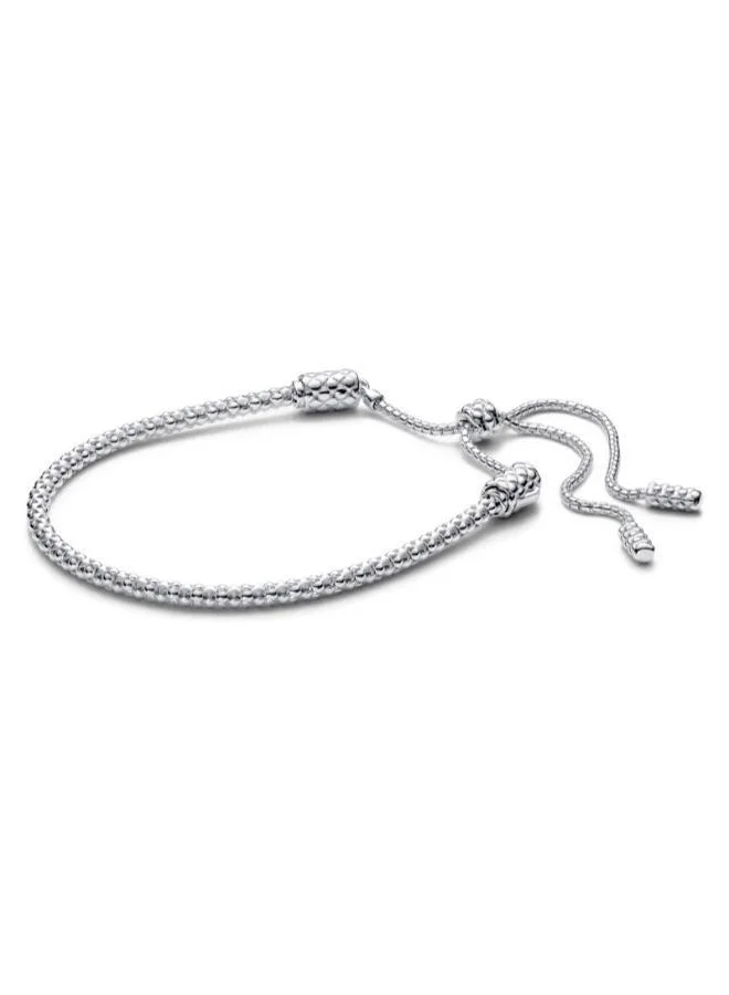 PANDORA Pandora Moments Studded Chain Slider Bracelet