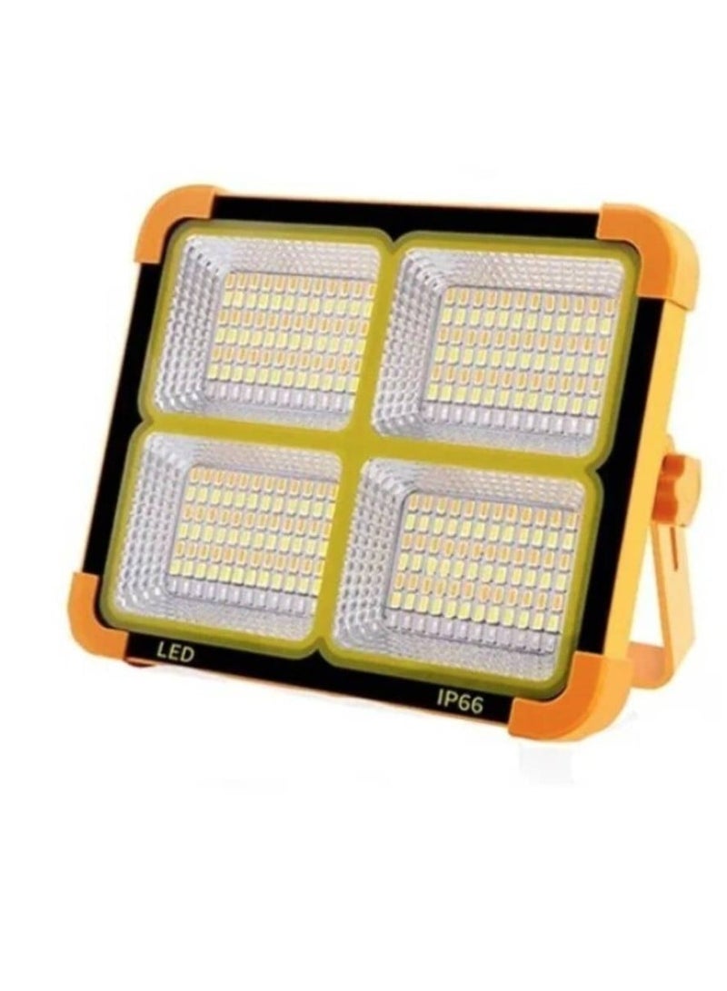 LED Solar Flashlight Portable Rechargeable Solar Waterproof Camping Light - Image 3