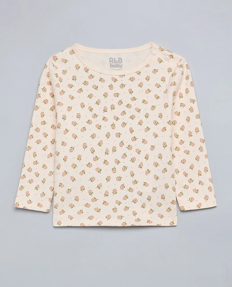 R&B Printed T-Shirt and Pants Set