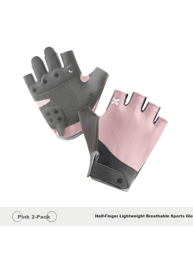 Ousen Cycling Gloves, Summer Sports Fitness Outdoor Hiking, Men And Women Road Mountain Bike Breathable Non-slip Fingerless Gloves - Image 5