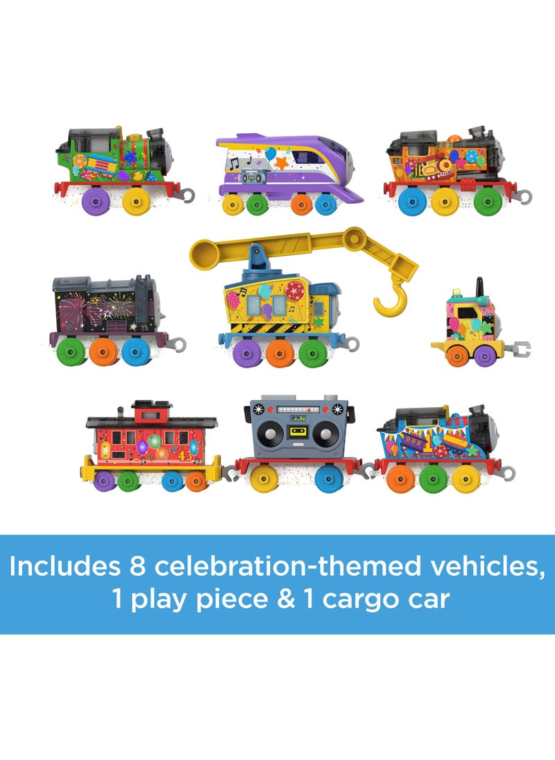 THOMAS & FRIENDS Thomas & Friends Toy Trains Toy Set Thomas’ 7 Days of Surprises, 10-Piece Diecast Vehicles with Cargo for Kids Ages 3+ Years (Amazon Exclusive)  - Image 4