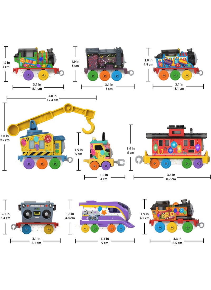 THOMAS & FRIENDS Thomas & Friends Toy Trains Toy Set Thomas’ 7 Days of Surprises, 10-Piece Diecast Vehicles with Cargo for Kids Ages 3+ Years (Amazon Exclusive)  - Image 5