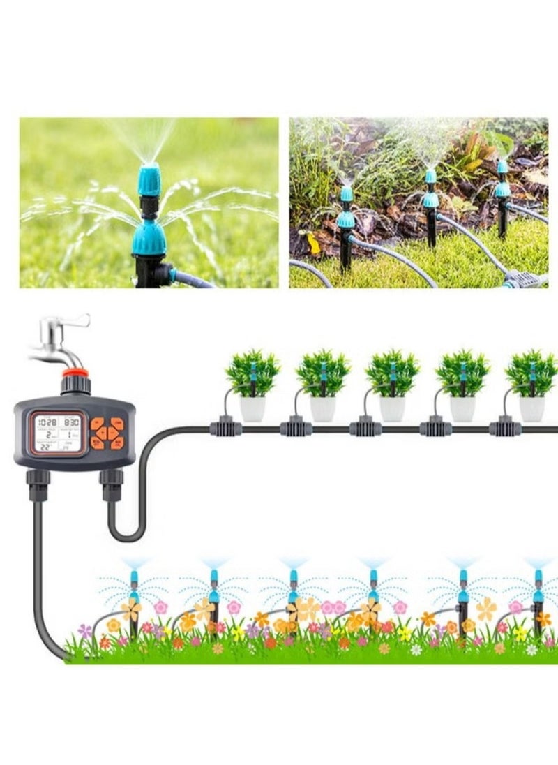 DENX DX2578 plant irrigation controller with large LCD display, four flexible programs, and quick connections