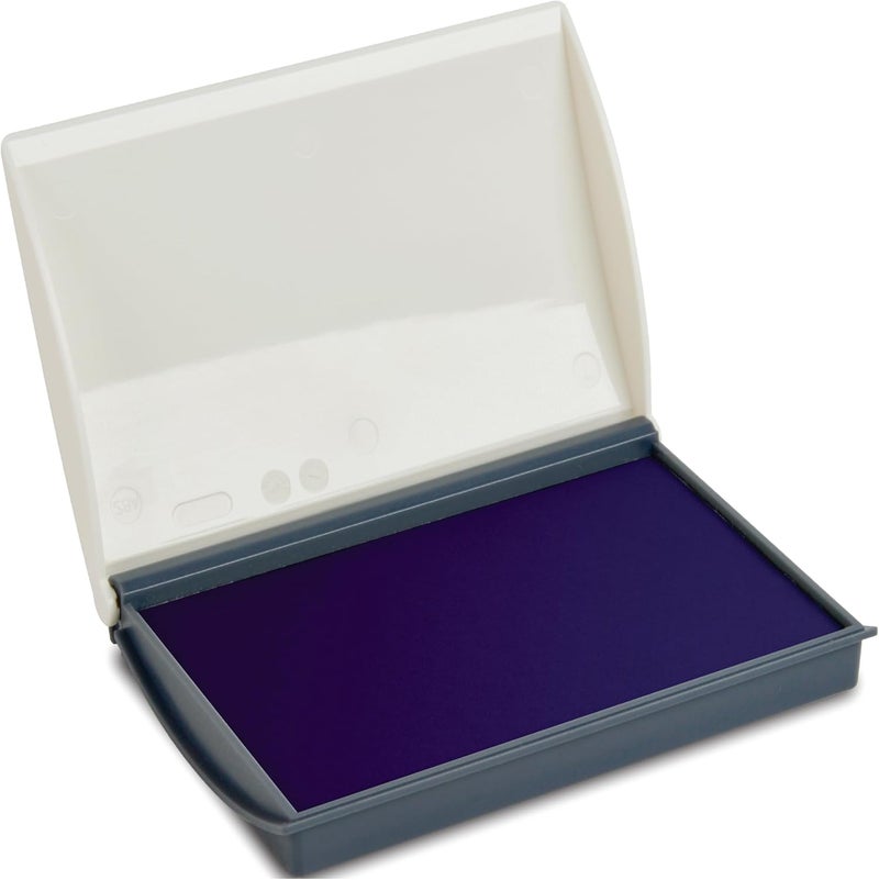 Shiny Purple Ink Stamp Pad, 2-3/4" by 4-3/8" Surface Area, Felt Stamp Pad with Purple Water-Based Stamp Ink - Image 1