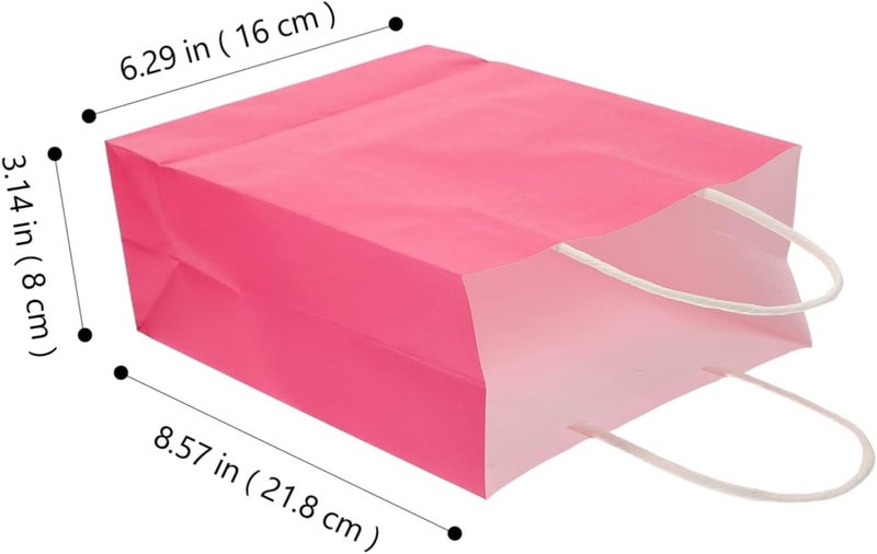JECOMPRIS Paper Storage Bags Handles 12 Pack Large Bags Handles Paper Tote Bag for Party Wrapping - Image 2