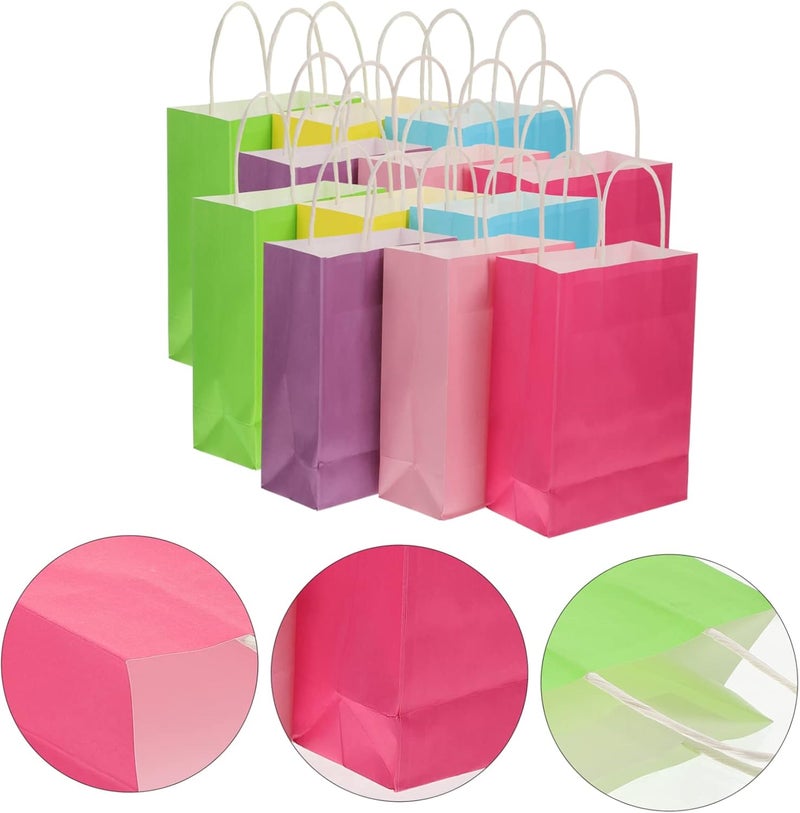 JECOMPRIS Paper Storage Bags Handles 12 Pack Large Bags Handles Paper Tote Bag for Party Wrapping - Image 3