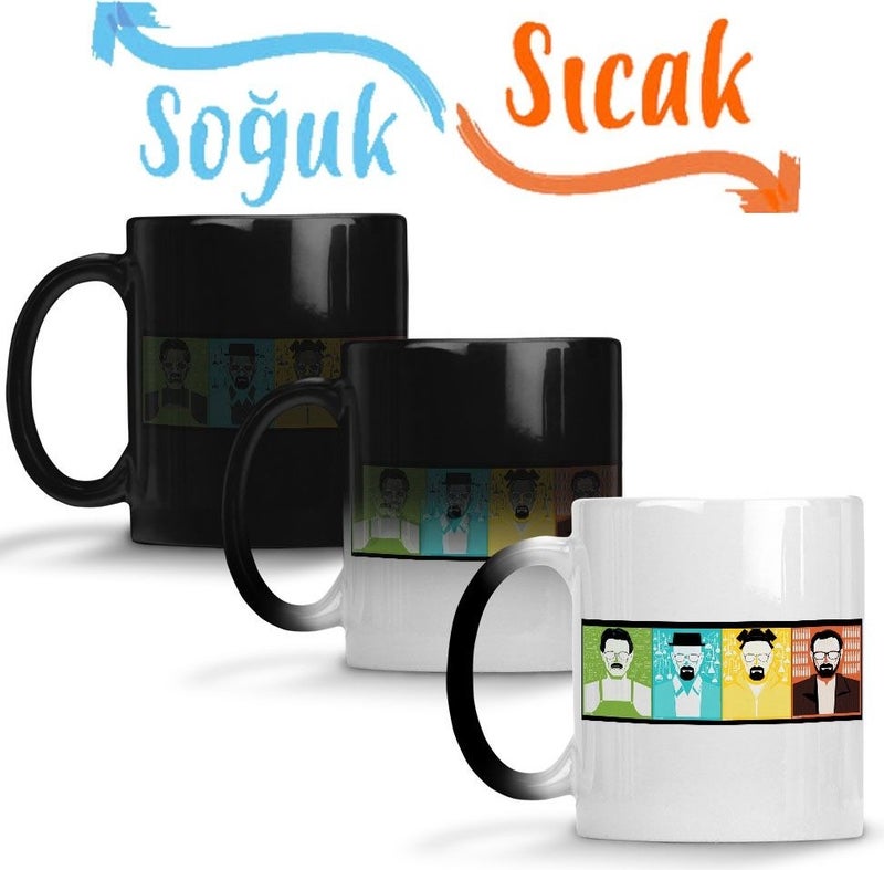 Print Shop Breaking Bad Heisenberg Jesse Sepia Magic Mug Porcelain