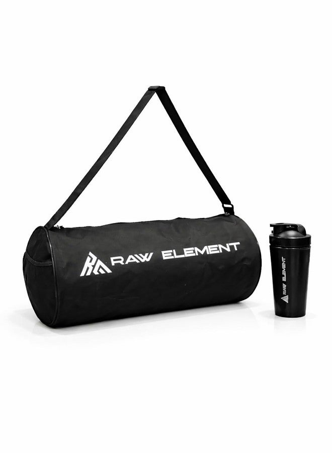Raw Element Premium Three Combo | Duffel Bag | Heavy Wrist Band | Stainless Steel Shaker | (Classic) - Image 1