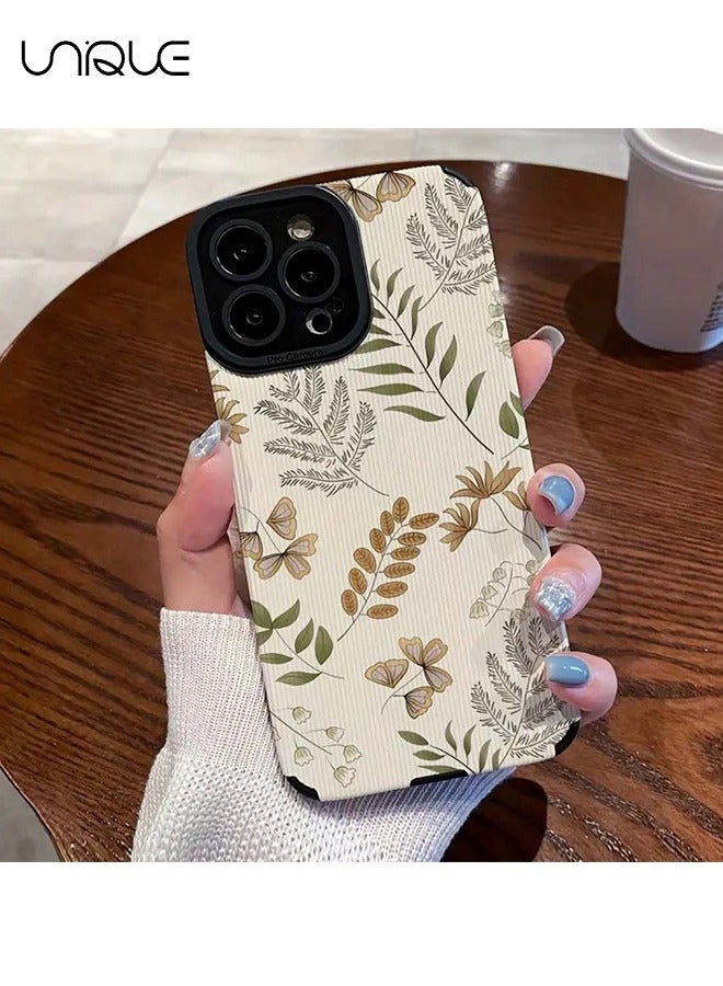 Unique Compatible with iPhone 15 Pro Cases, Flower Cases, Plant Cases - Sleek and Minimalist Phone Cases - TPU Drop Protection - Image 1