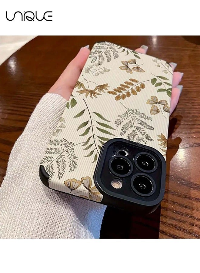 Unique Compatible with iPhone 15 Pro Cases, Flower Cases, Plant Cases - Sleek and Minimalist Phone Cases - TPU Drop Protection - Image 3