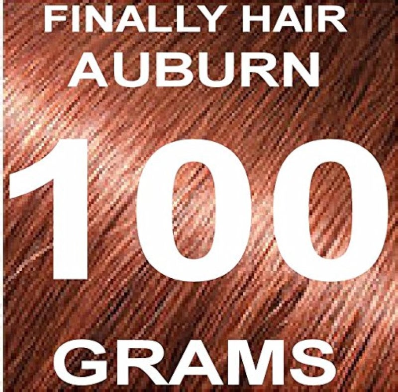 Finally Hair Building Fiber Refill 100 Grams Auburn Hair Loss Concealer by Finally Hair Auburn