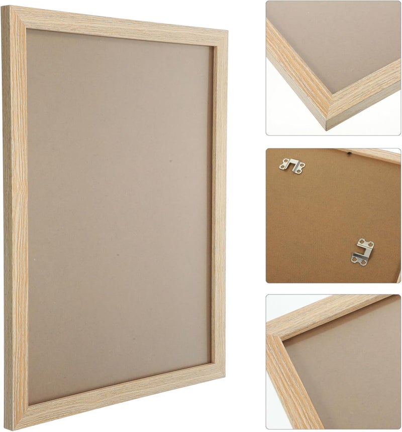 VOSAREA Wooden Wall-mount Photo Frame for Pictures Minimalist Design for Home Decor Collage Holder for Living Room and Bedroom Display - Image 4