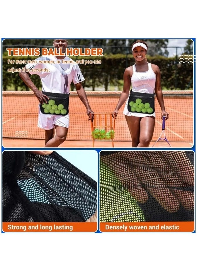 ARNOTEC Pickleball Holder Belt Pickleball Pouch Waist Bag Holding Accessory Oxford Cloth Pouch Ball Fanny Pack With Mesh & Adjustable  - Image 4
