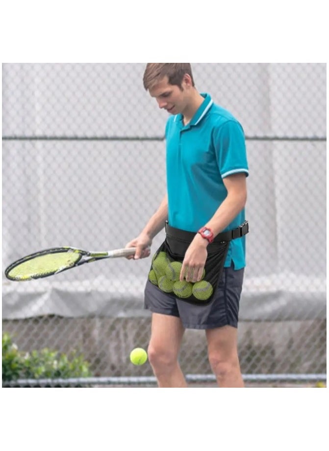 ARNOTEC Pickleball Holder Belt Pickleball Pouch Waist Bag Holding Accessory Oxford Cloth Pouch Ball Fanny Pack With Mesh & Adjustable  - Image 3