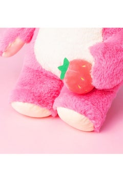 XiuWoo Lotso Strawberry Scented Stuffed Bear - Pink - 46 cm Height - Stuffed Bear Toy for Kids  - Image 2