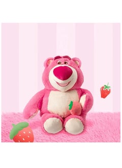XiuWoo Lotso Strawberry Scented Stuffed Bear - Pink - 46 cm Height - Stuffed Bear Toy for Kids  - Image 1