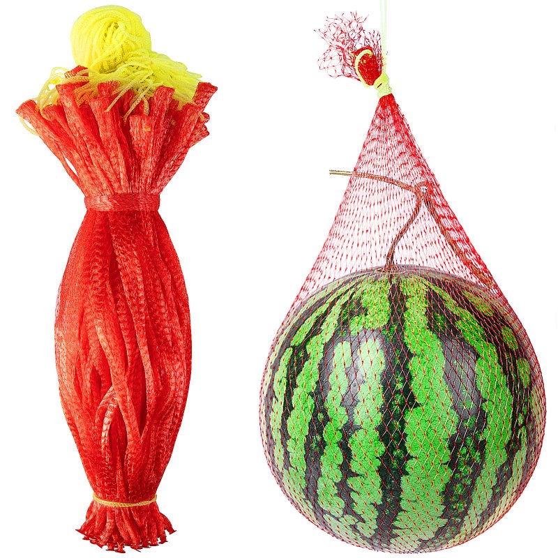 Iceyyyy 50 Pack Watermelon NetsHanging Watermelon Support NetsReusable Melon Hammocks Cradles Fruit Melon Net Bag for Watermelon Honeydew Melon Cucumbers