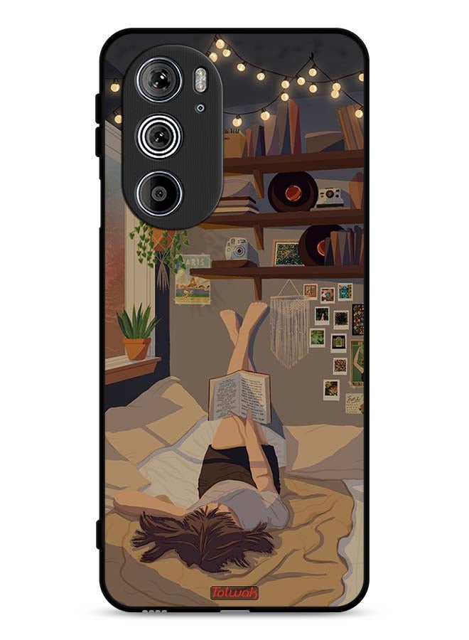 Tolwak Motorola Edge 30 Pro Protective Case Cover Studying Art - Image 1