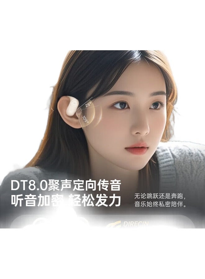 iKF Ego Open-Ear Bluetooth Headphones Wireless Air Conduction Hanging Earphones Sound Directional Sound Transmission Non-In-Ear High Sound Quality Sports Running Fitness App Smart Connection Cloud Whi - Image 3