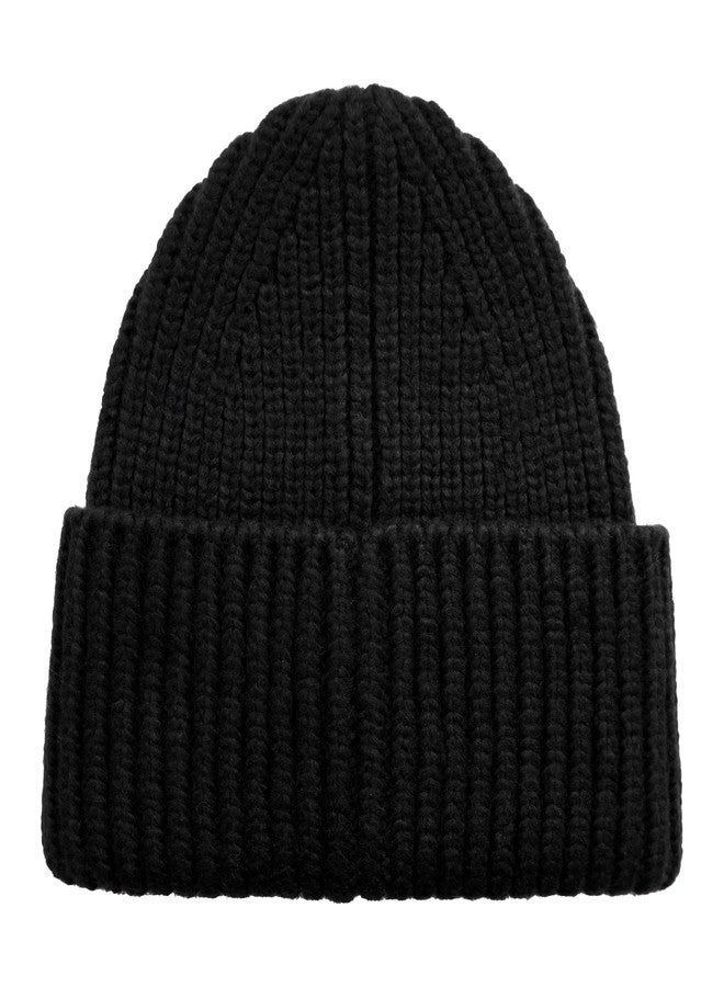 UGG Women's Chunky Rib Knit Warm Winter Beanie Hat, Black, One Size - Image 4