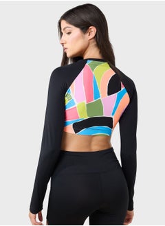 speedo Printed Crop Top  - Image 2
