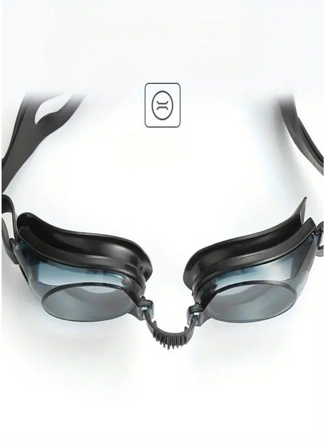 GLS POWER Swimming Goggles Silicone with Protection Case Kit Swimming Goggles (Black) - Image 3