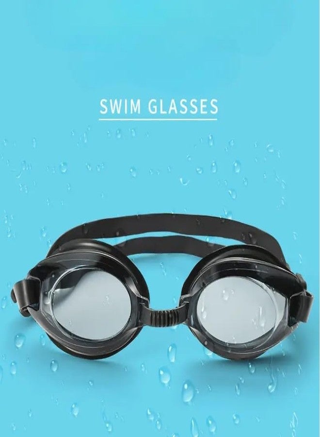 GLS POWER Swimming Goggles Silicone with Protection Case Kit Swimming Goggles (Black) - Image 2