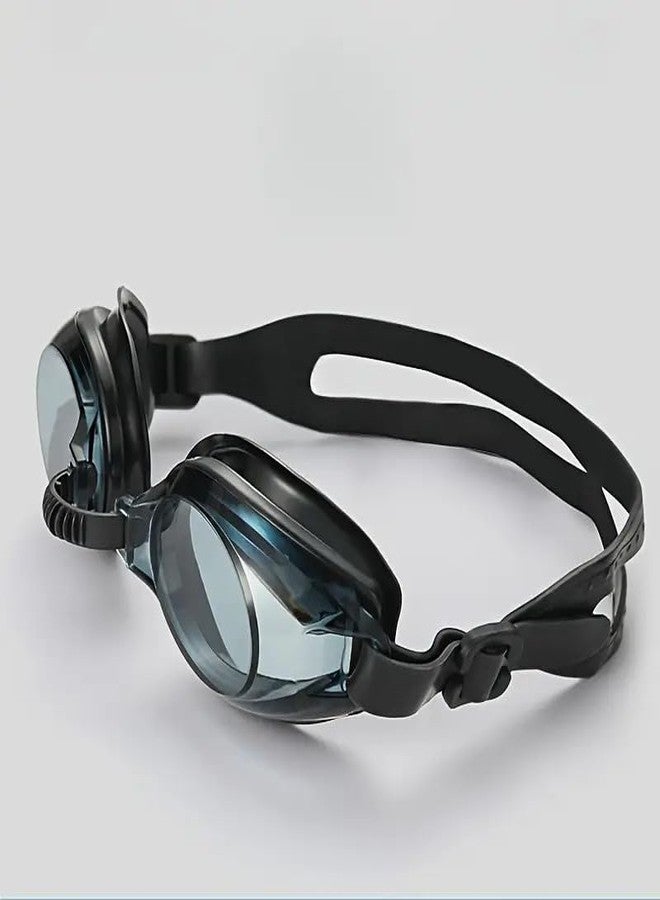 GLS POWER Swimming Goggles Silicone with Protection Case Kit Swimming Goggles (Black) - Image 4