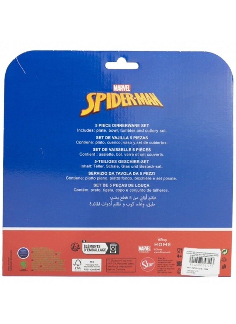 STOR STOR 5 PCS EASY SET IN STANDARD BOX SPIDERMAN MIDNIGHT FLYER  - Image 3