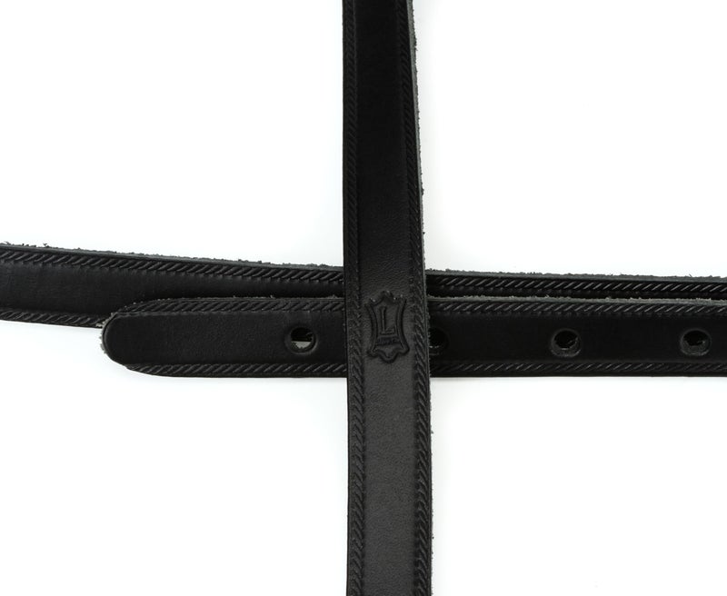 Levy's Leathers 50's Style "RnR" Leather Strap,Black - Image 3