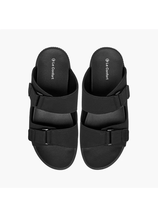 Le Confort Men Textured Slip-On Comfort Sandals
