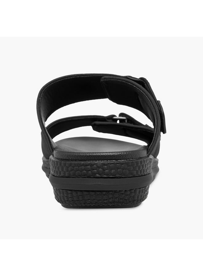 Le Confort Men Textured Slip-On Comfort Sandals  - Image 4