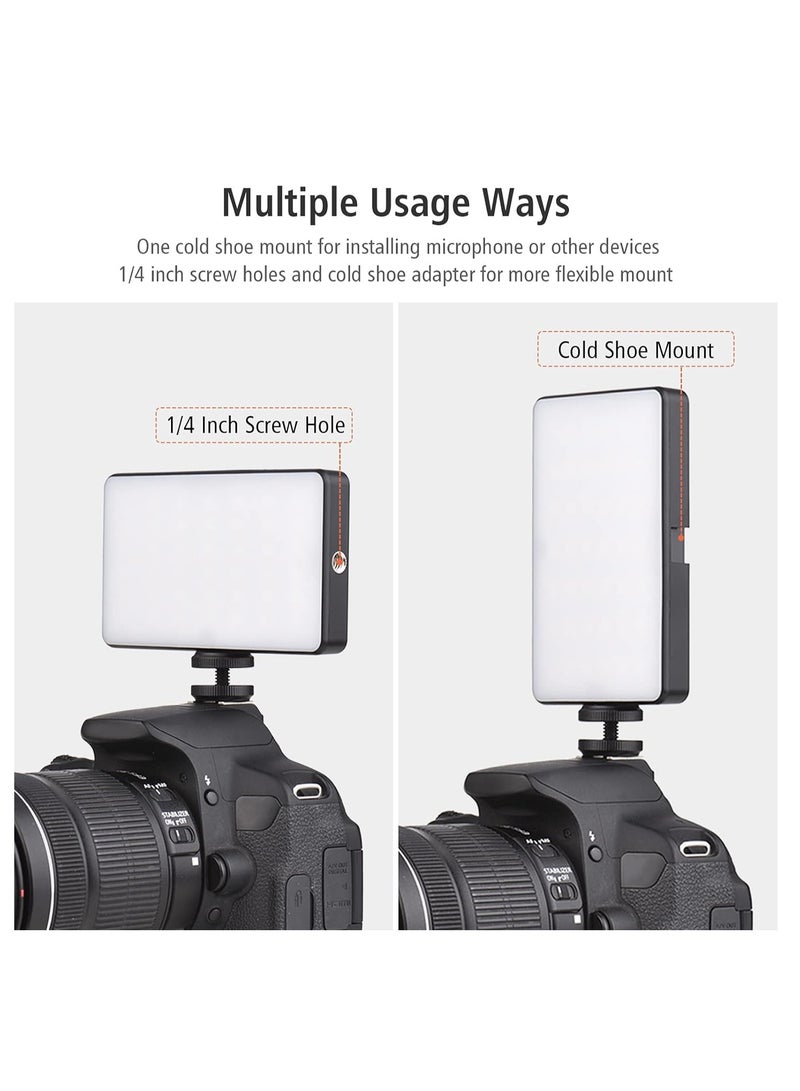 Loquat W140 RGB Video Light, Portable LED Camera Light Panel 0-360 Full Color, CRI95+ 2500K-9000K Dimmable 20 Lighting Effects, 3000mAH Rechargeable LED Lighting for Photography, Video Conference, TikTok - Image 4