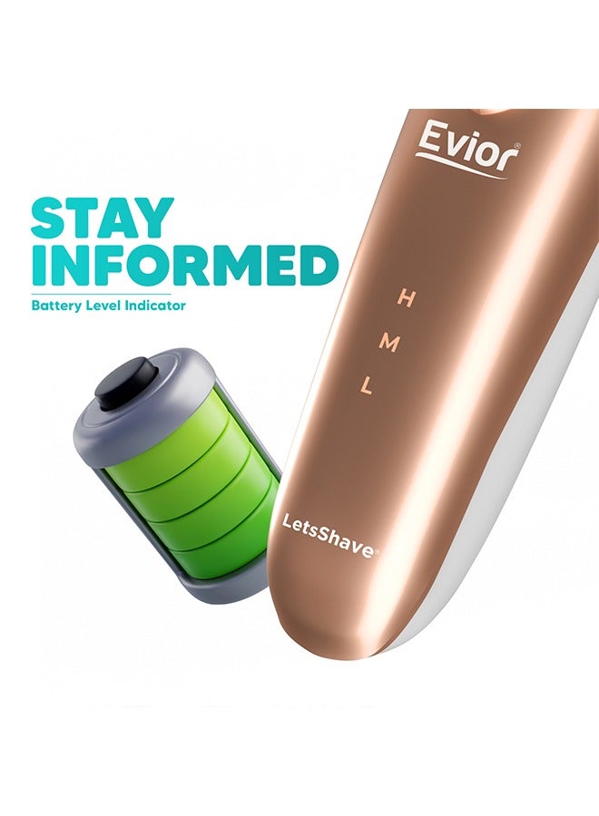 ليتسشيف مجموعة أدوات تشذيب شعر الوجه والجسم للنساء من ايفيور - ذهبي - Image 3