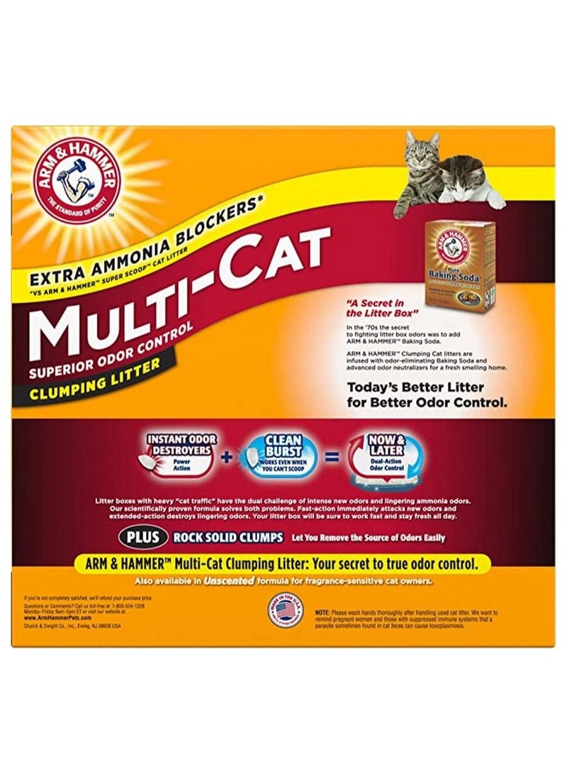 Arm & Hammer Multi Cat Strength Clumping Litter 9.07KG - Image 2